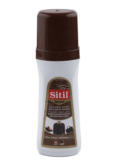 2 Adet Sitil Ayakkabı Boyası Süet Likit 100 Ml Koyu Kahve Çok Renkli