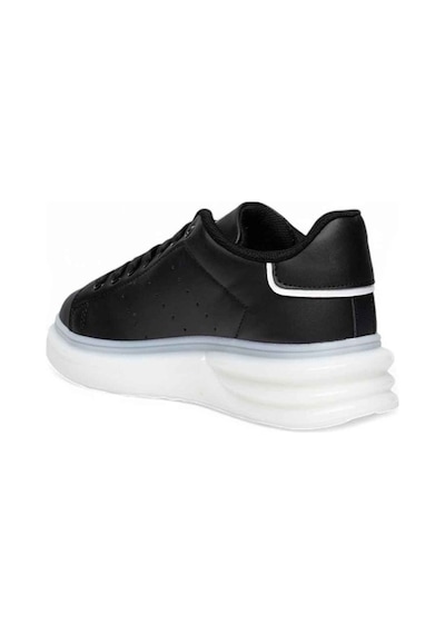 Best Of 628-25 Deri Anatomik Sneaker Siyah Beyaz 36-40 Siyah