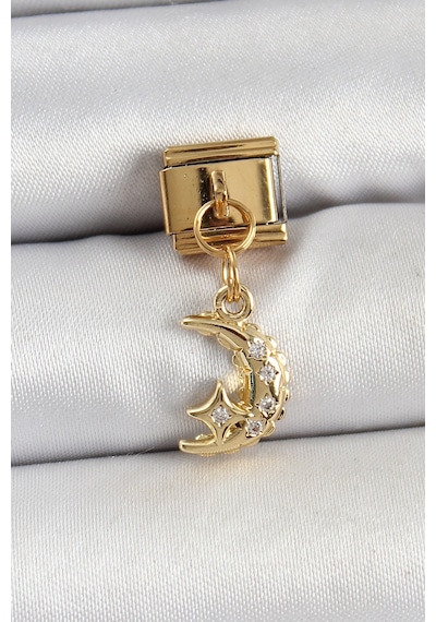 Mey İthalat 316l Çelik Sallantılı Zirkon Taşlı Ay Model Gold Renk Nomination Charm - Özel Seri Meyeb684133bc2f187cd9dd0dc9f9 Altın Mey İthalat 316l Çelik Sallantılı Zirkon Taşlı Ay Model Gold Renk Nomination Charm - Özel Seri Meyeb684133bc2f187cd9dd0dc9f9 Altın