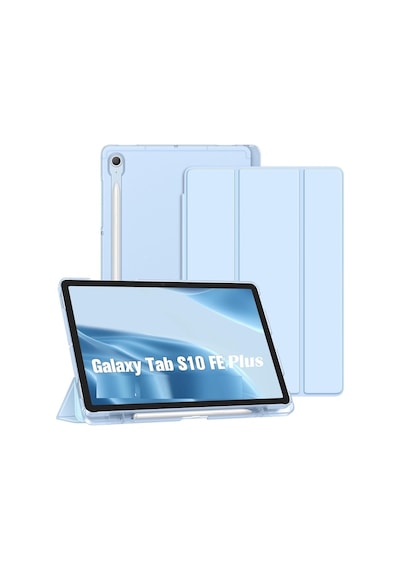 Samsung Galaxy Uyumlu Tab S10 Fe Plus 13.1 İnç Kılıf Smart Uyku Modlu Kalem Bölmeli