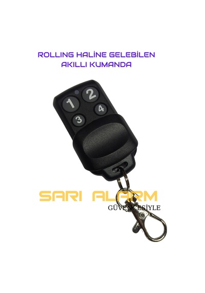 Sarı Alarm Rolling (Nice, Bft, Hiland, Faac Vb) Olabilen Fıx Akıllı Kumanda Garaj Kepenk Bariyer Ku