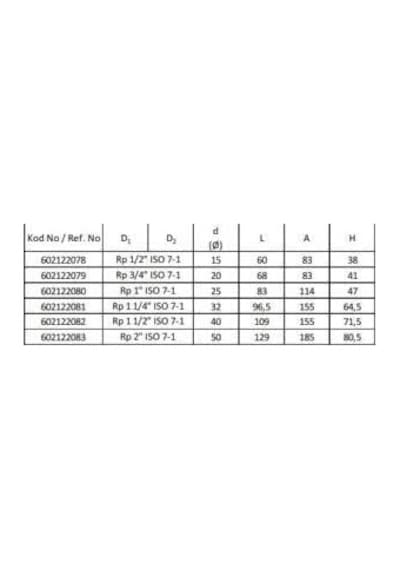 3/4'' İçme Suyu Küresel Valfi/vana 602122169 Tam Geçişli Diğer