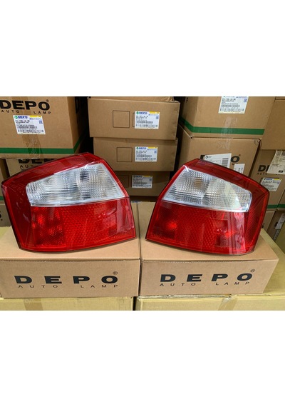Audı A4 B6 Sedan Kasa 2001-2005 Arası Depo Sağ Ve Sol Stop Lambası Takım 8e5945217 / 8e5945218