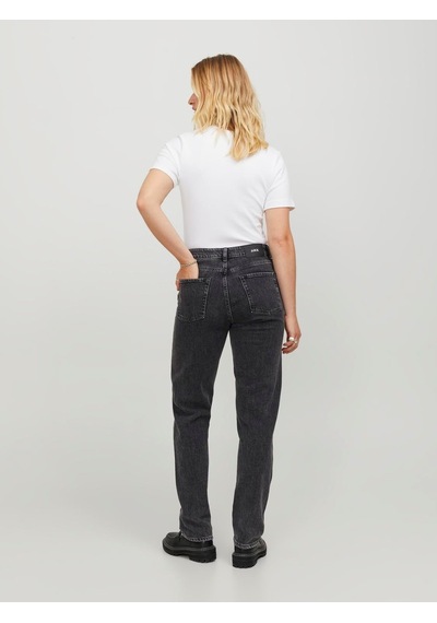 Jjxx Yüksek Bel Bol Paça Straight Kadın Denim Pantolon 12229026 Siyah