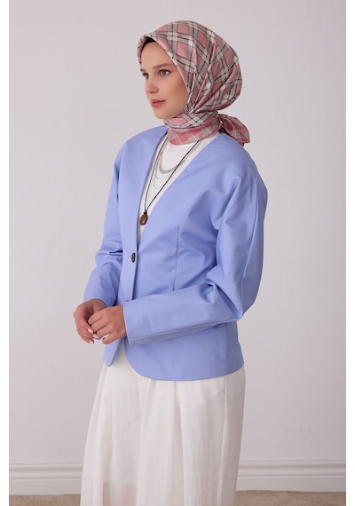 Belli Geometrik Desen %100 Twill İpek Eşarp Be21 Pembe
