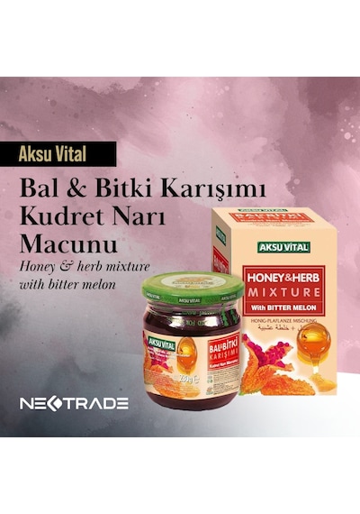 Aksu Vital Bal Bitki Karışımı Kudret Narı Macunu 230 Gr