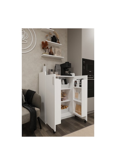 Lüks 2 Kapılı Çok Amaçlı Kiler Dolabı %100 MDF Erzak Organizer Dolabı MK08 Lüks 2 Kapılı Çok Amaçlı Kiler Dolabı %100 MDF Erzak Organizer Dolabı MK08