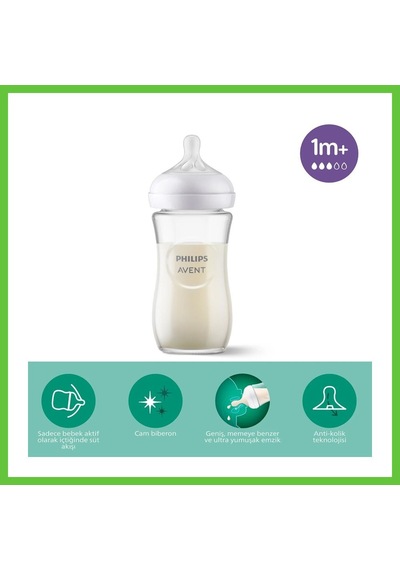 Bezos Doğal Tepkili Natural Response Cam Biberon 240 Ml 1+ Ay Dmc