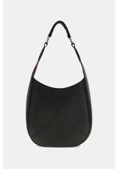 Guess Pauline Hobo Deri Kadın Omuz Çantası Hwzoaap6210 Siyah