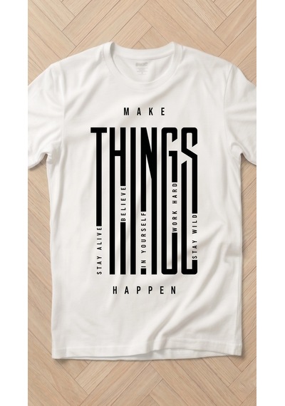 Make Things Happen Ütü İle Uygulanabilen Dtf Tekstil Baskı