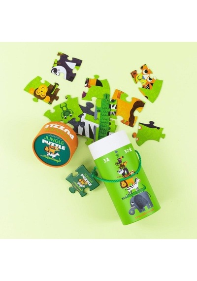 Crocodile Creek Dev Kule Puzzle 30 Parça Orman
