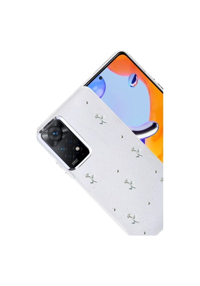Bezos Redmi Note 11 Pro Uyumlu Fiyonk Desenli Kapak - Desen 4 Dfnbez