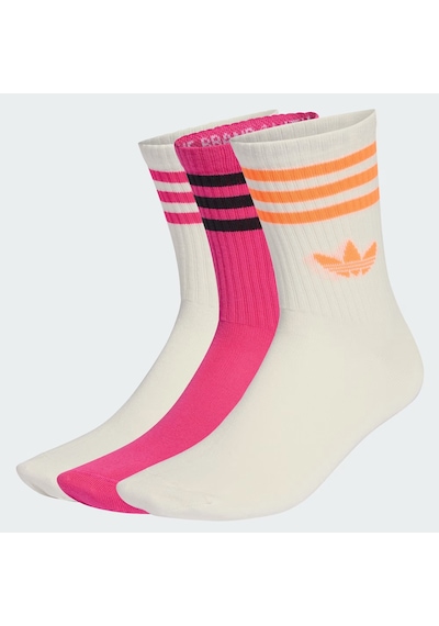 3s Crew S 3p Adidas Çorap Owhıte/shopnk/owhıte