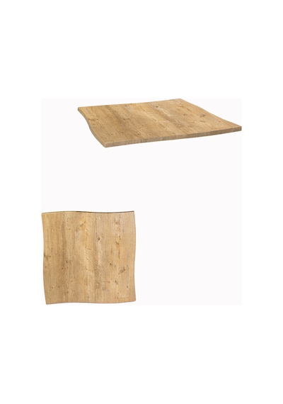 Wermodin Masa Tablası Dalgalı Kare 67x67 Cm - Avalon Pine Çok Renkli