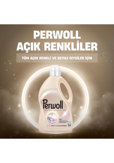 Açık Renkliler Sıvı Çamaşır Deterjanı 2.97 Litre, 3l, 54 Yıkama 4 Paketi