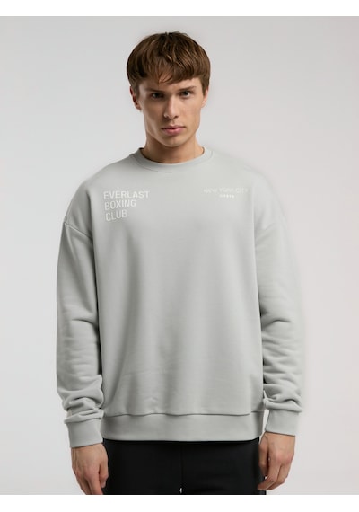 Everlast Boxing Club Açık Gri Erkek Sweatshirt Açık Gri