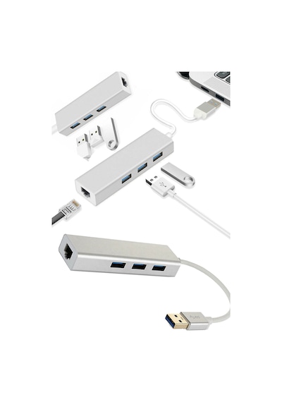 Usb Ethernet Dönüştürücü Çevirici Çoğaltıcı Usb Çoğaltıcı Cihazı Rj-45 Dönüştürücü Aparat