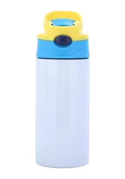 Çelik İçli Termos 360 Ml Mavi Skm008 Açık Beyaz