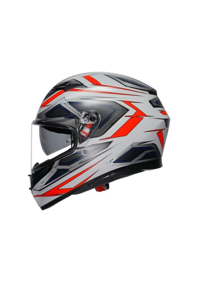 Agv K3 Space Matt - Whıte / Red / Fluo Diğer