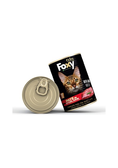 Foxy Ekstra Kuzu Etli Pate Konserve Yetişkin Kedi Maması 400 G