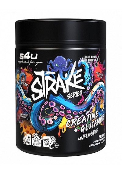 S4u Strake Series Creatine + Glutamine 300g Aromasız Aromasız