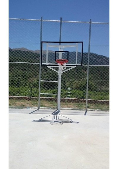 Adelinspor Basketbol Potası Yükseklik Ayarlı 105x180 10 MM Cam