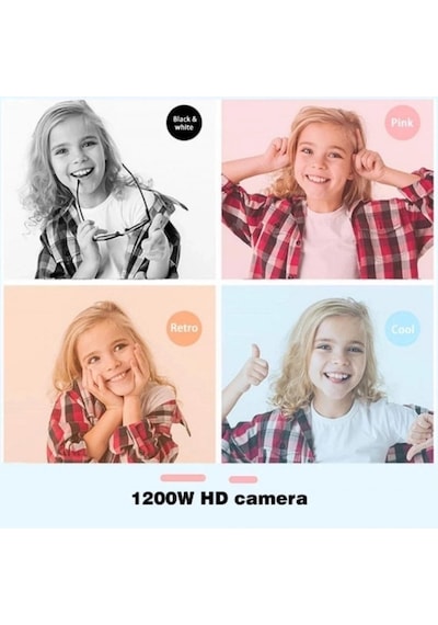 X900 Dijital Çocuk Fotoğraf Makinesi Selfie Kamera 3.5 İnç Dijital Çocuk Kamerası 1080p Mavi