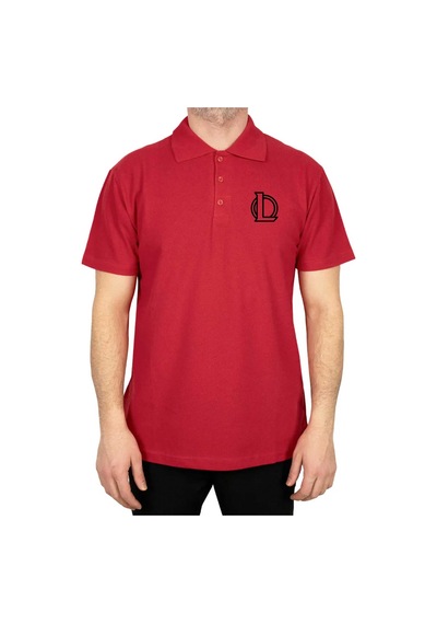 League Of Legends Logo Polo Yaka Lacivert Tişört