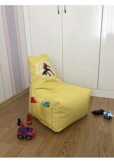 Armutland Spıderman Çocuk Armut Puf Koltuğu ( 1-8 Yaş )