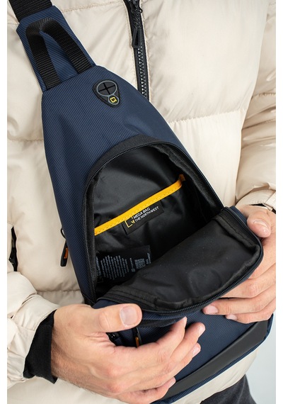 Mega Bag The Northwest M-1008 Unisex Spor Ve Günlük Kullanıma Uygun Lacivert Göğüs Çapraz Çanta Sırt Çanta