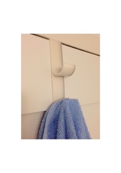 2'li Banyo Askısı, Duşakabin Askısı, Kapı Askısı,şık Tasarım Beyaz