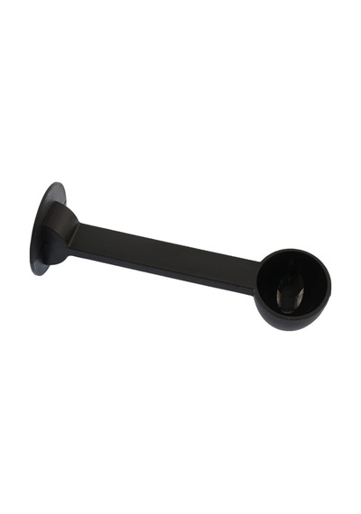 Espresso Makinesi Uyumlu Kahve Ölçü Kaşığı, Siyah Plastik, 1 Adet, 50 Mm Çelik