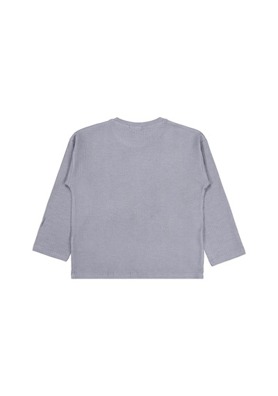 Civil Boys Jakarlı Basic 6-9 Yaş Sweatshirt - Gri