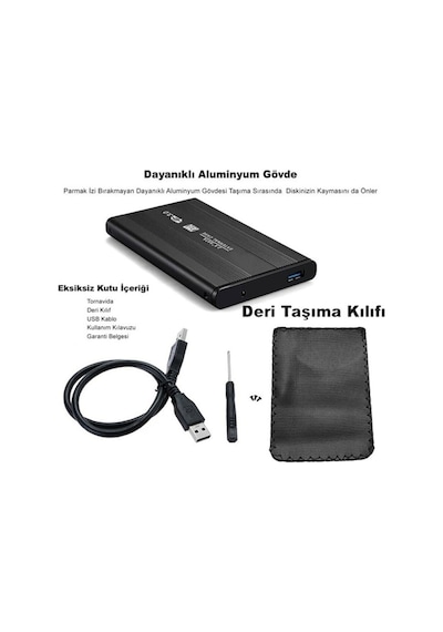 Hdd Kutusu Harddisk Kutusu 2.5" Sata Usb 3.0 Alüminyum