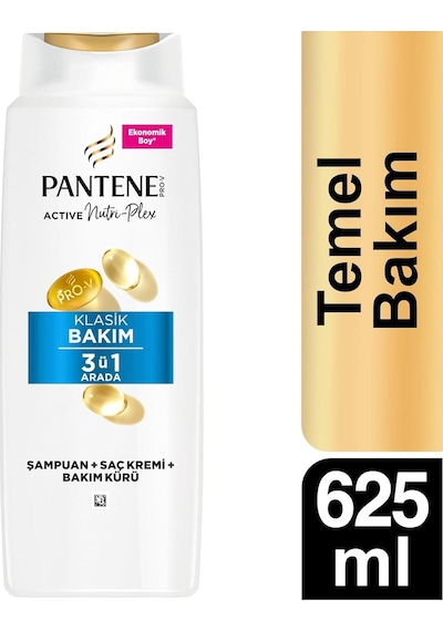 Temel Bakım 3'ü 1 Arada Şampuan 625 Ml