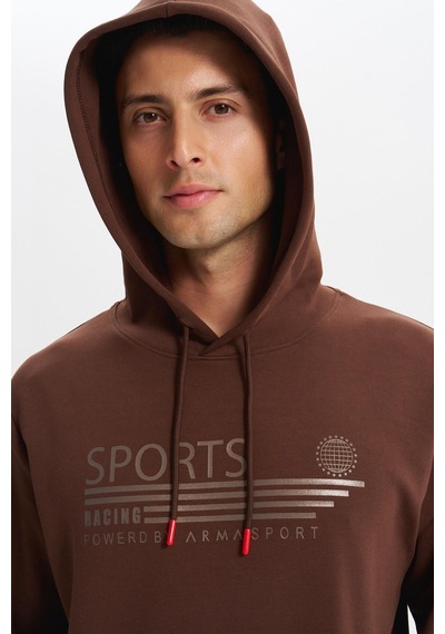AR-MA Arma Erkek Slim Fit Örme Interlok Kapüşonlu Kanguru Cepli Sweatshirt Yazı Baskılı %80 Pamuk %14 Polyester %6 Elastane K30254685102 Kahverengi AR-MA Arma Erkek Slim Fit Örme Interlok Kapüşonlu Kanguru Cepli Sweatshirt Yazı Baskılı %80 Pamuk %14 Polyester %6 Elastane K30254685102 Kahverengi