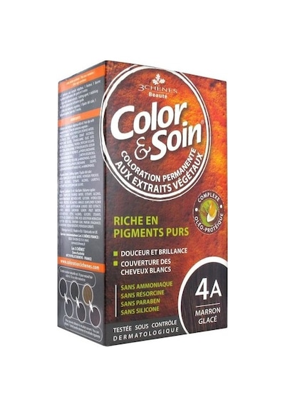 Color & Soin Organik Saç Boyası 4A Kestane Şekeri
