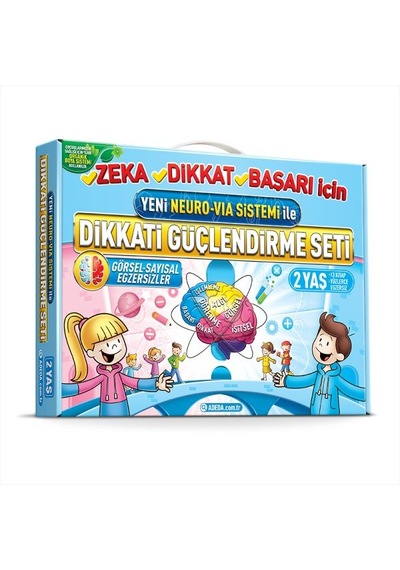 Dikkati Güçlendirme Seti - Anasınıfı 2 Yaş Neuro-via - Qhdh-618764