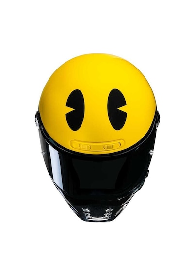 Hjc V10 Pac-Man Bandai Namco MC3 Kapalı Kask Sarı - Siyah