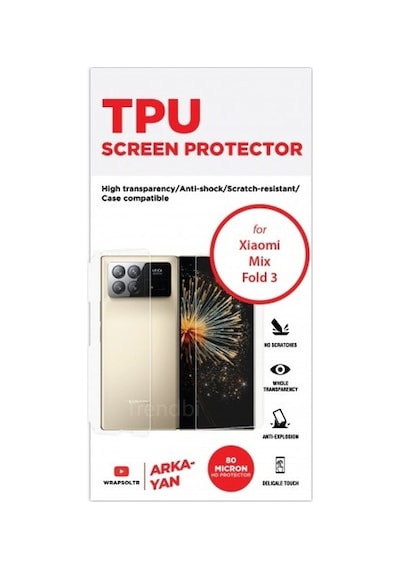 Xiaomi Mix Fold 3 Arka Ve Yan Koruyucu Tpu Film