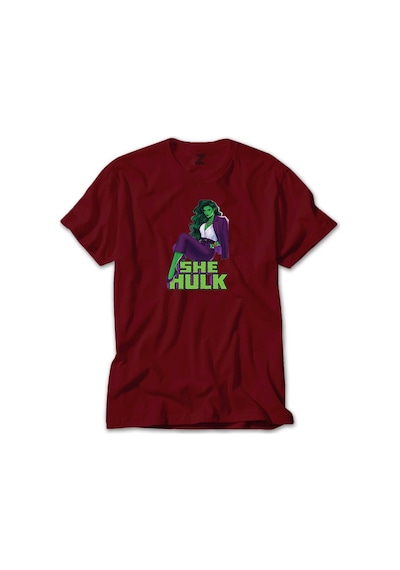 She Hulk Digital Kırmızı Tişört Kırmızı