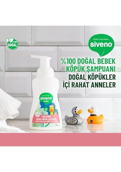 Doğal Bebek Köpük Şampuanı 250 Ml Açık Bej