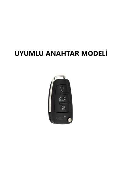 Audi A1 A3 A4 A5 A6 A7 & Q3 Q5 Q7 Q8 & Tt S3 S4 S6 Rs Silikon Anahtar Kılıfı Kırmızı