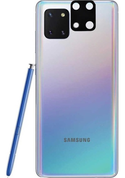 Galaxy A81 (Note 10 Lite) Zore 3D Kamera Camı Siyah