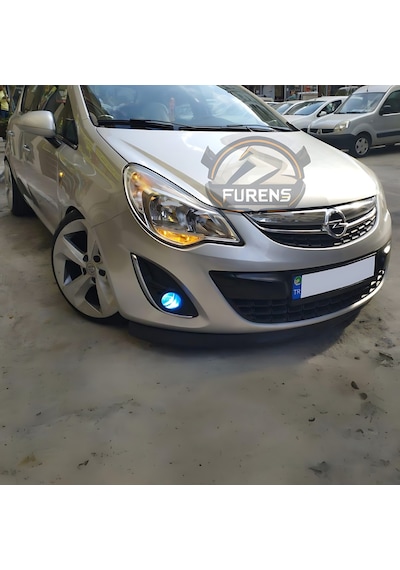 Opel Corsa D 2006-2014 Uyumlu H Lip Esnek Ön Lip 2 Parça Karlık Ön Ek Tampon Altı Dill