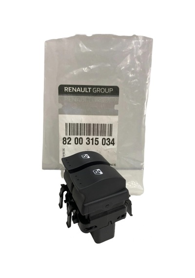 Sol Ön Cam Açma Kapama Anahtarı Renault Megane 2 Çiftli -siyah Soket 8200315034 Mais