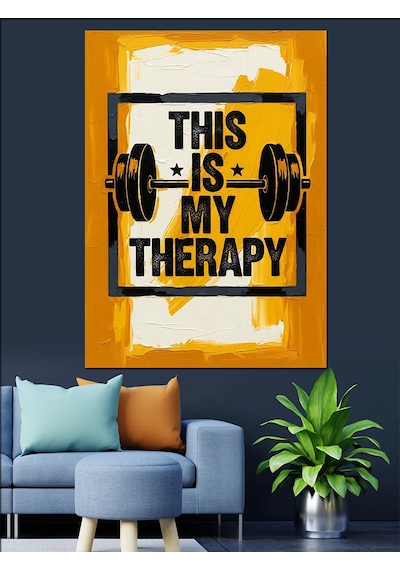Ahşap Tablo This Is My Therapy