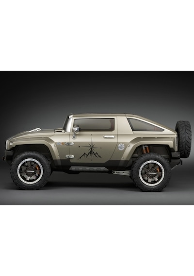 Pusula Ve Dag Off Road Araba Sticker