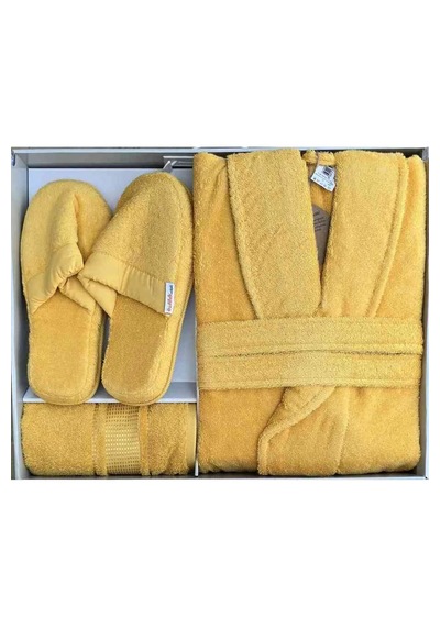 Özdilek Colourist Gold Banyo Bornoz Seti S/m Altın