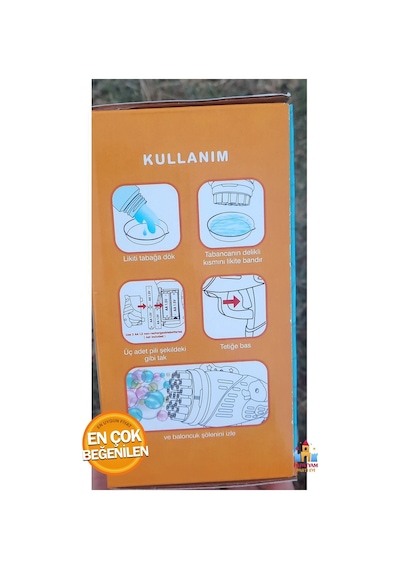 Pembe Duck Ördek Köpük Tabancası - Pilli Ve Çok Delikli Tasarım